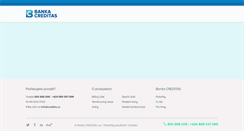 Desktop Screenshot of ib.creditas.cz