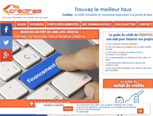 Tablet Screenshot of creditas.fr