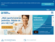 Tablet Screenshot of creditas.cz
